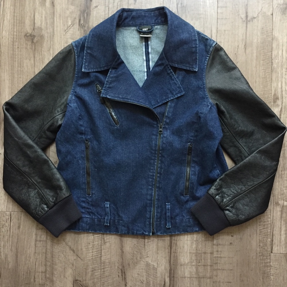 Nike NSW Moto Selvedge Denim Destroyer Jacket